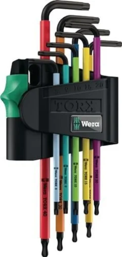 Wera Winkelschlüsselsatz 967 SPKL/ TORX BO 9tlg. Multicolour - 073599