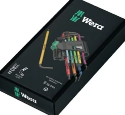 Wera Winkelschlüsselsatz 967 SPKL/ TORX BO 9tlg. Multicolour - 073599