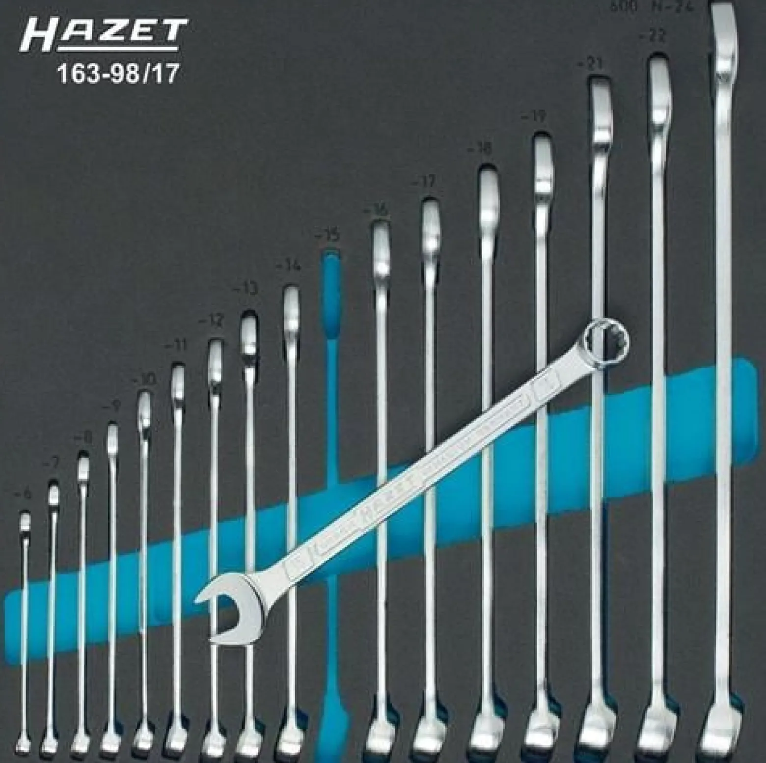 Werkzeugmodul 163-98/17 17-teiilig Anz.Werkzeuge:17 HAZET