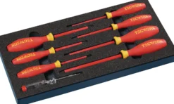 Werkzeugmodul 8-tlg.1/3-Modul Schlitz 2,5-6,5/PH 1,2 TECWERK