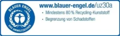 Wertstoffsammler 60l H600xB590xT282mm grau o.Einwurfklappe o.Deckel DURABLE