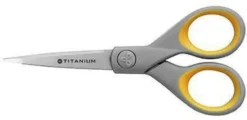 Westcott Schere Titanium Super E-30450 00 13cm gelb/grau