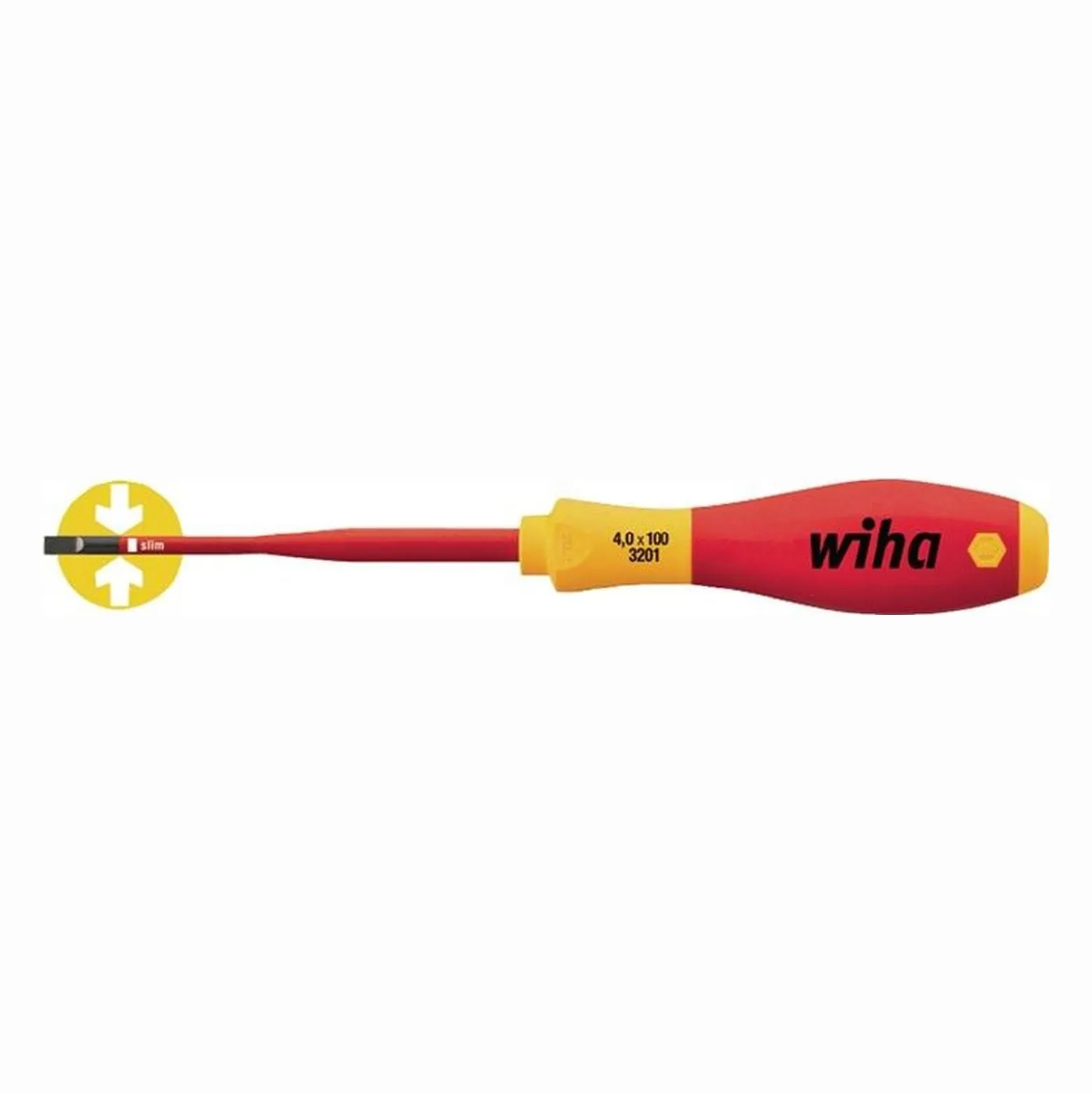 Wiha Schraubendreher 3201 slimFix 3,5 mm Schlitz - 35446