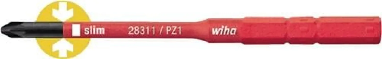 Wiha Wechselklinge SlimBit electric PZD 1 x 75 mm VDE isoliert - 34585