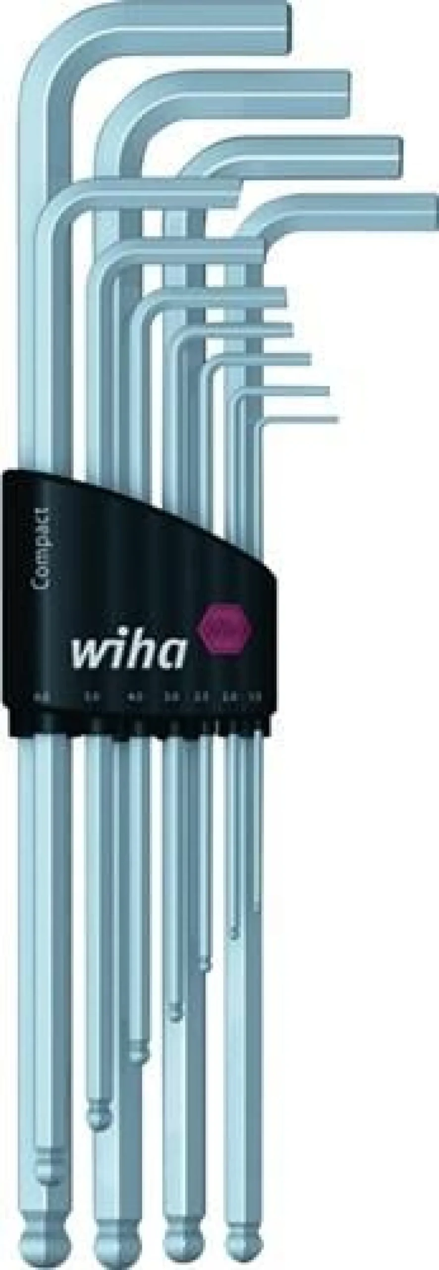 Wiha Winkelschraubendrehersatz 369 H11 11tlg. Compact-Halter SW 1,5 - 10 mm - 36453