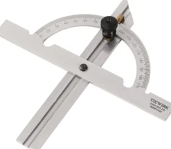 Winkelmesser Gradbogen-D.100mm Schienen-L.150mm TECWERK