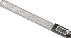 Winkelmesser Schienen-L.200mm Abl.0,1Grad dig.TECWERK
