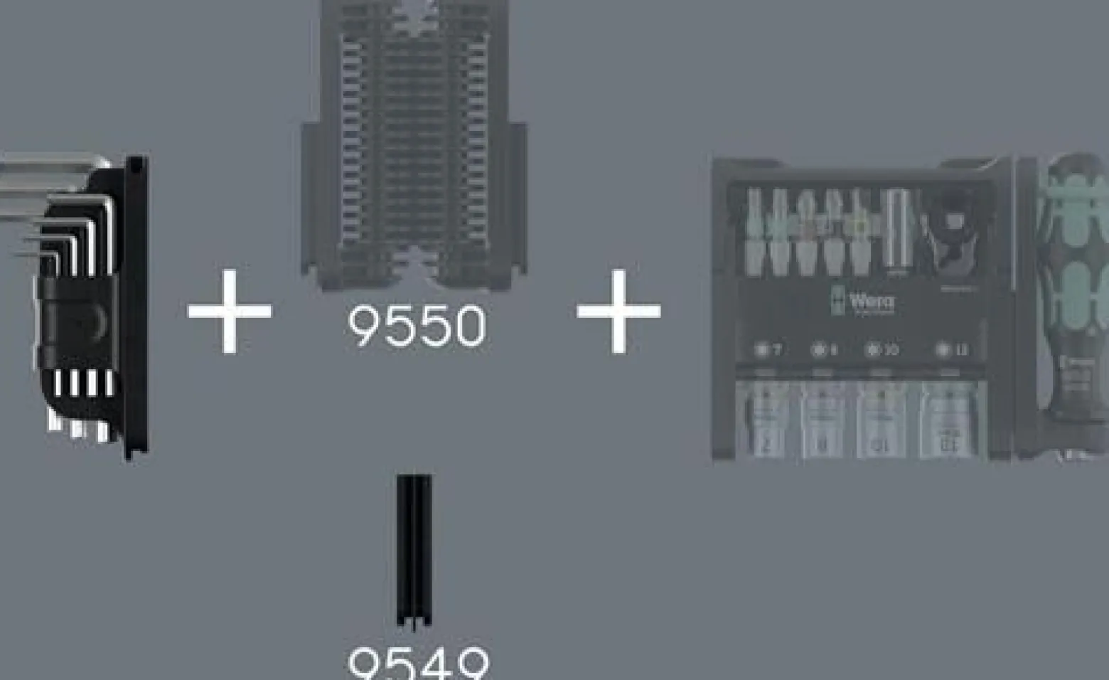 Winkelschlüsselsatz Tool-Check Modular Hex-Plus 1 8-tlg.Hex-Plus WERA