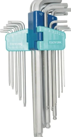 Winkelschraubendrehersatz 18-tlg.Ku.-Halter SW 1,5-10 mm-T10-T50 TW