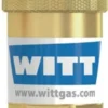 WITT Schlauchkupplung SK 100-1,SK 100-2 Sauerstoff G 1/4Zoll RH AGS Körper - 150061