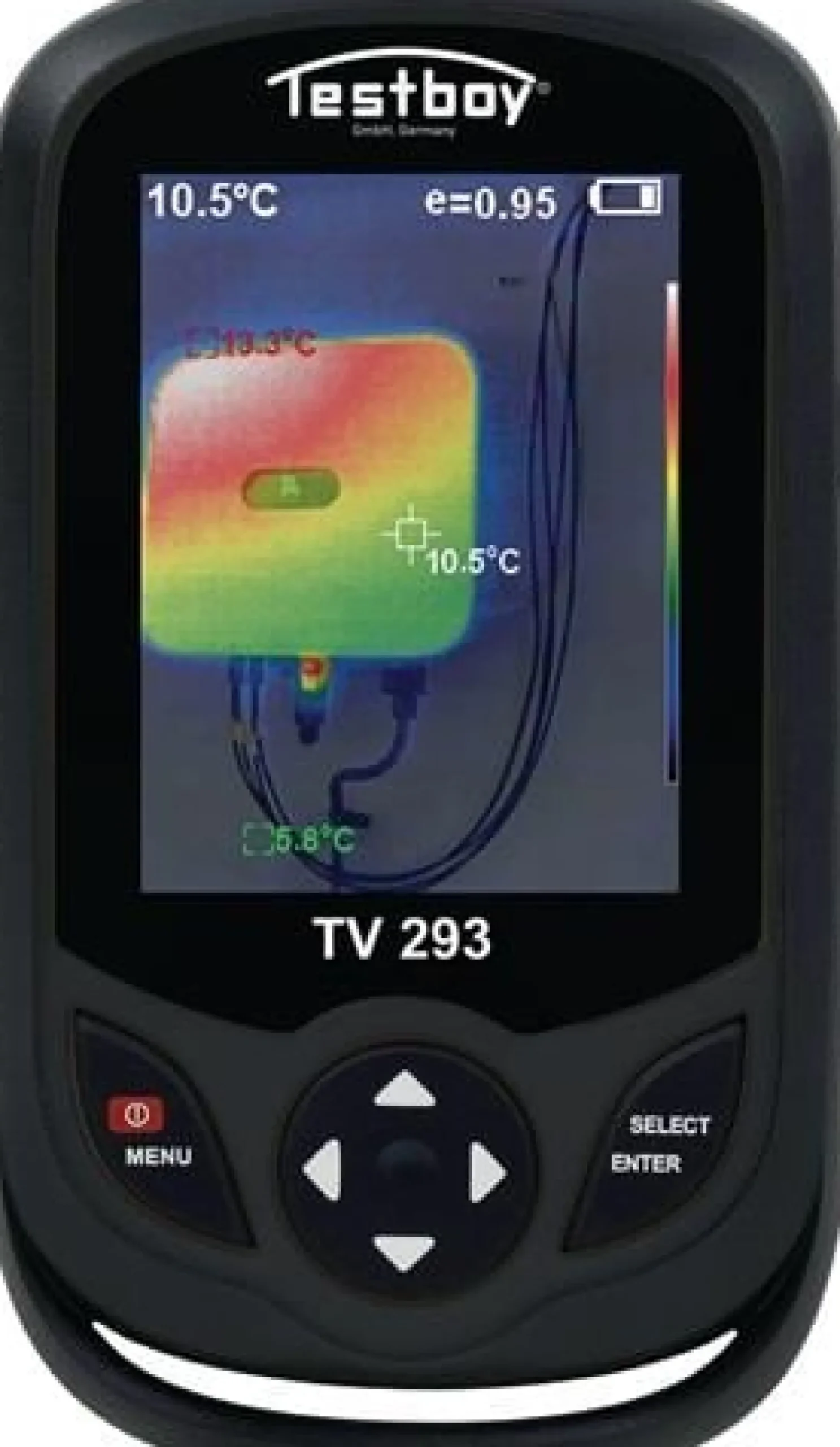Wärmebildkamera TV 293 3,2Zoll Farb-LC-Display 220x160 Bildpunkte