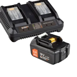 WS24 Akku Starter-Set 18 V / 1x 5,0 Ah Akku + Doppelschnellladegerät