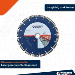 WS24 Diamanttrennscheibe Premium Laser Universal 230 mm - WS24-100433