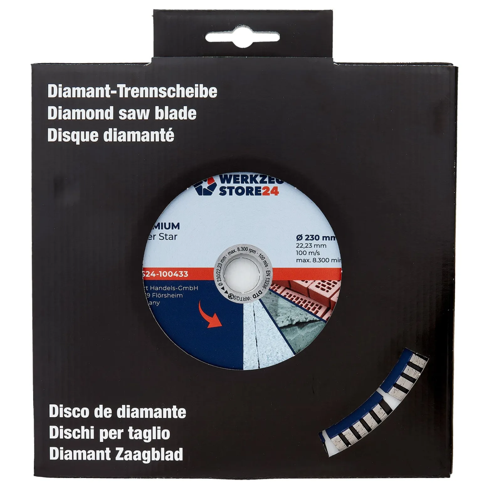 WS24 Diamanttrennscheibe Premium Laser Universal 230 mm - WS24-100433