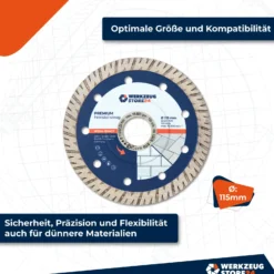 WS24 Diamanttrennscheibe Premium Feinsteinzeug 115 mm - WS24-100427