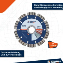 WS24 Diamanttrennscheibe Premium Laser Universal 125 mm - WS24-100432