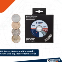 WS24 Diamanttrennscheibe Premium Laser Universal 125 mm - WS24-100432