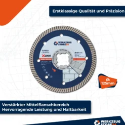 WS24 Diamanttrennscheibe X-Lock® Premium Feinsteinzeug 125 mm - WS24-100435