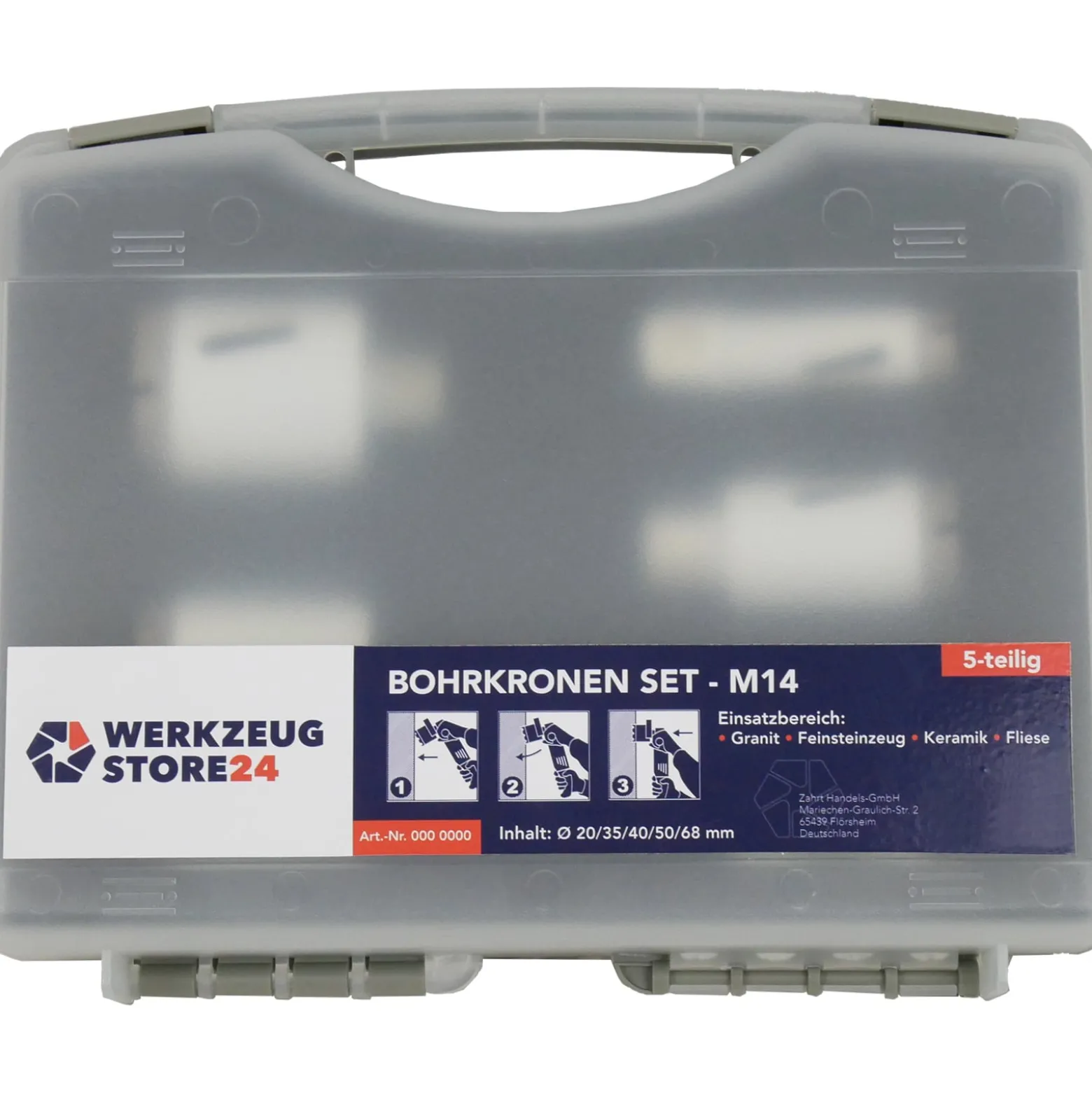 WS24 M14 Diamantbohrkronen SuperDry Set 5tlg.