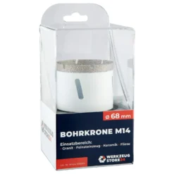 WS24 M14 Diamantbohrkrone SuperDry Ø 68 mm