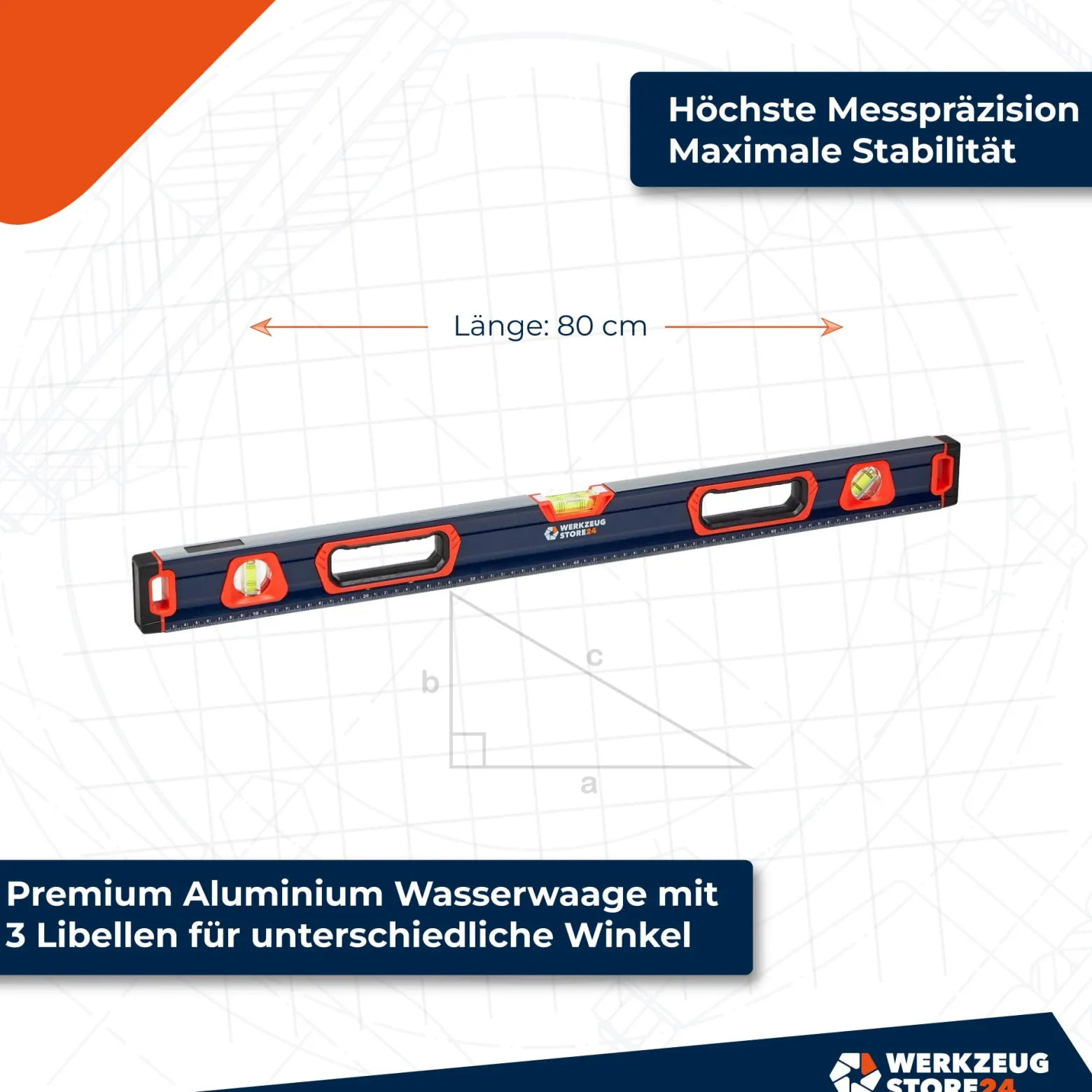 WS24 Premium Wasserwaage Type WWP 80 - WS24-100124