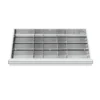 WS24 Schubladeneinteilung Metalleinteilung BLH 200-300 mm Innenmaß 800 x 450 mm - WS24-100312