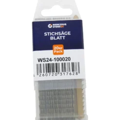 WS24 20x CV-Stichsägeblatt geschliffen/geschränkt GL 100 VL 75 mm winkelgerecht - WS24-100020
