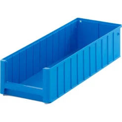8x Sichtlagerkasten / Regalkasten Himmelblau ähnlich RAL 5015